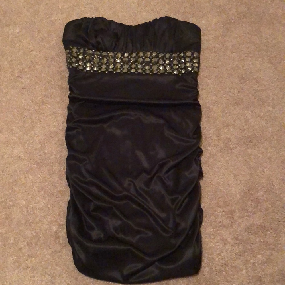 Black cocktail dress